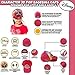 Disney Little Girls Princess Character 3D Pop Cap, Rapunzel, Cinderella, Ariel Princesses, Age 4-7 Pink