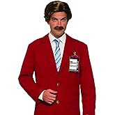 Rubies Anchorman: Ron Burgandy Wig & Moustache Kit for Adults, Men's One Size