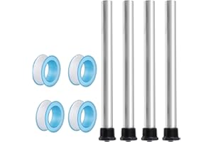 VATTCEEL RV Water Heater Anode Rod （4Pack) Compatible with Suburban RV water heater，Magnesium Anode Rod for hot water heater ， 9.25" Length ¾" NPT Thread