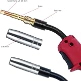 MMDBD 25 Pcs MIG Welding Torch Contact Tips 0.8mm M6 MB15 15AK MAG Consumables view 4