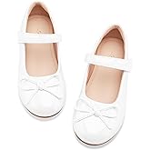 Stelle Girls Mary Jane School Flats Flower Wedding Uniform Party Shoes（Toddler/Little Kids/Big Kids）