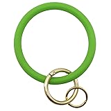 ETHOON Wristlet Keychain Circle Silicone Bangle