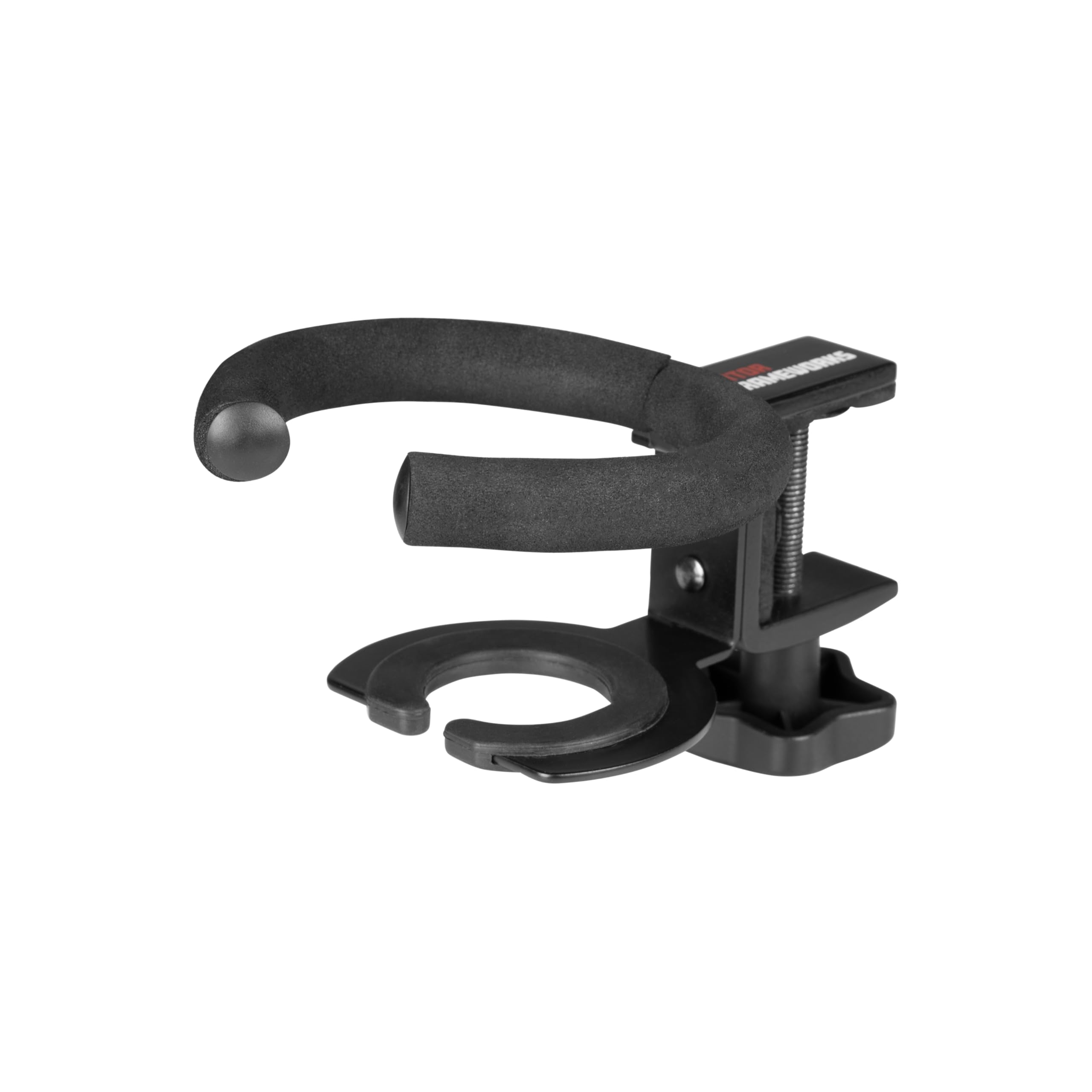 Gator Frameworks Desk-Clamp Single Cup Beverage Holder Prevents Drink Spills (GFW-SINGLECUP