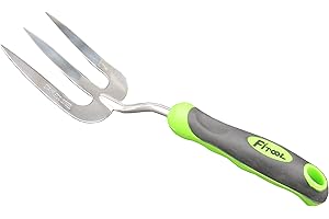 Stainless Steel Garden Fork/Weeder 3T 12-Inch - Super Strong Premium Garden Hand Weeder Fork - Stainless Steel Blade Mirror P