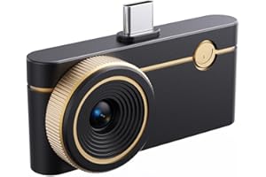 Thermal Master P3, Thermal Camera for iOS & Android, Manual Focus Infrared Camera, 512×384 X³ IR Resolution, -4℉ to 1112℉ Temp Range Thermal Imager, PCB Inspection