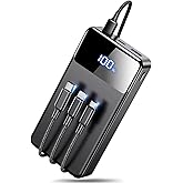 LILIO Portable Charger Power Bank,60,000mAh Battery Pack, 22.5W Power Bank Fast Charging with USB Cable, Phone Charger for iPhone 17/16/15/14/13 All Series/Samsung/Android, Camping Essentials, Black