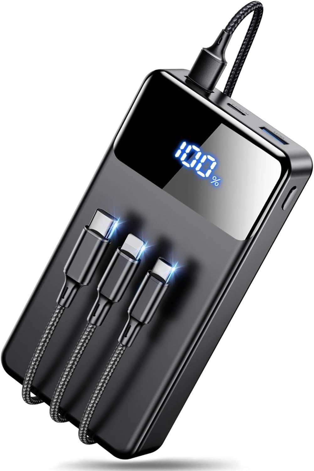 LILIO Portable Charger Power Bank，60,000mAh Battery Pack, 22.5W Power Bank Fast Charging with USB Cable, Phone Charger for iPhone 17/16/15/14/13 All Series/Samsung/Android, Camping Essentials, Black Image