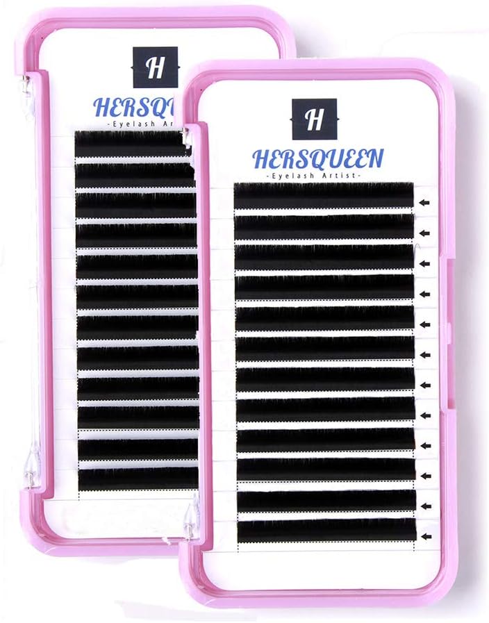 .03 Russian Volume Eyelash Extensions Mega Volume Lashes Faux Mink Cashmere Lash Super Soft Salon Lash Tray Individual False Eyelash Semi Permanent Classic Natural Lash C D B CC DD Curl