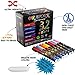 Brapork Liquid Chalk Markers [ Pack of 32 Color ] - For Chalkboard Signs, Blackboards, Glass, Windows, Car Doodle