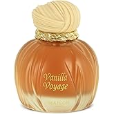 AROMA CONCEPTS | Vanilla Voyage Long Lasting Eau De Parfum EDP 3.4 Fl Oz | Unisex Perfume | Caramel, Jasmine, Tonka & Honey Notes | Luxurious Vanilla Perfume with Musk & Amber