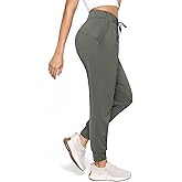 Cosmolle Womens Joggers with Pockets Ultra Soft Tapered Leg Joggers for Workouts and Running