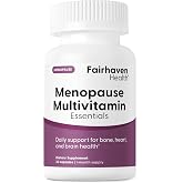 Fairhaven Health Menopause Multivitamin Essentials, 30 Capsules | Methylated Multivitamin for Women 40+, Support for Bone, Heart, Brain Health, Gluten, Dairy, Soy Free, Non-GMO