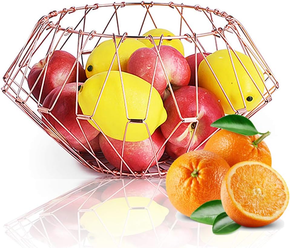 Creative Fruit Bowls Multi-Funcional Oro Rosa Fruta Cestas ...