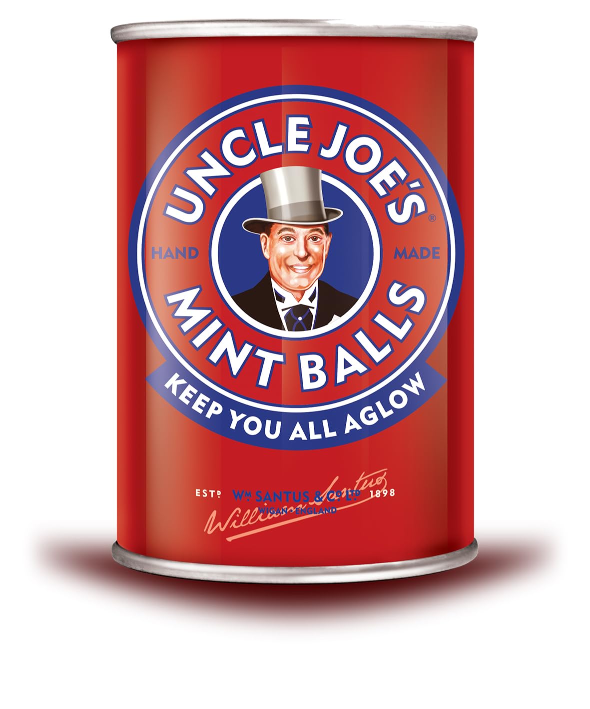 Uncle Joe's | Mint Balls | 120g Tin | Traditional Mint Balls made using the same recipe from 1898 | Natural Ingredients | Free From Artificial Colors and Flavours