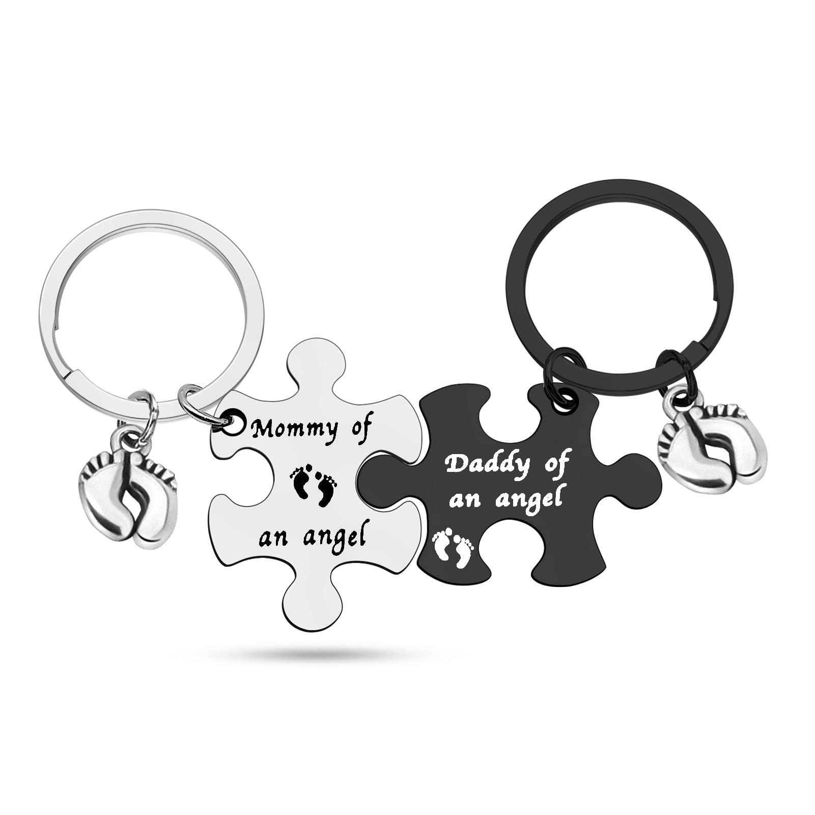 Loss of Baby Memorial Keychain Miscarriage Gift Sympathy Presents for Parents Remembrance Jewelry for Loss of Child Loss Baby Keyring Bereavement Stillborn Pregnancy Loss Gifts Remembrance Keying