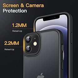 JETech Matte Case for iPhone 12/12 Pro