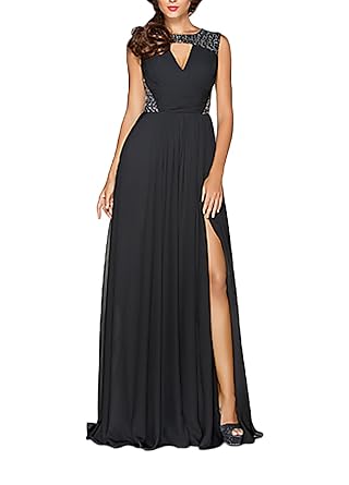 abiti da sera lunghi con spacco