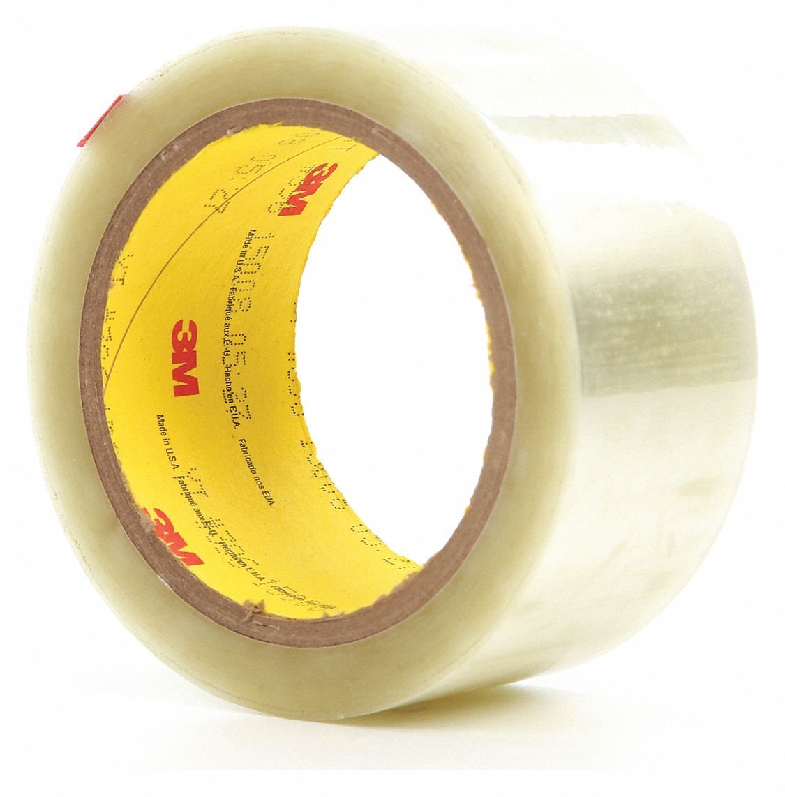 Polyester Film Tape, Rubber Adhesive, 4.10 mil Thick, 2" X 36 yd., Clear, 24 PK