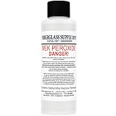 Fiberglass Supply Depot Clear Mek Peroxide Catalyst Hardener 4oz Bottle