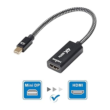 Active Mini Displayport To Hdmi Adapter Veetop 4k 60hz Amazon In Electronics