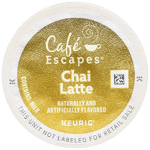 Click Here to See More Images Cafe Escapes Chai Latte K-Cups, 11.7 oz, 96 Count