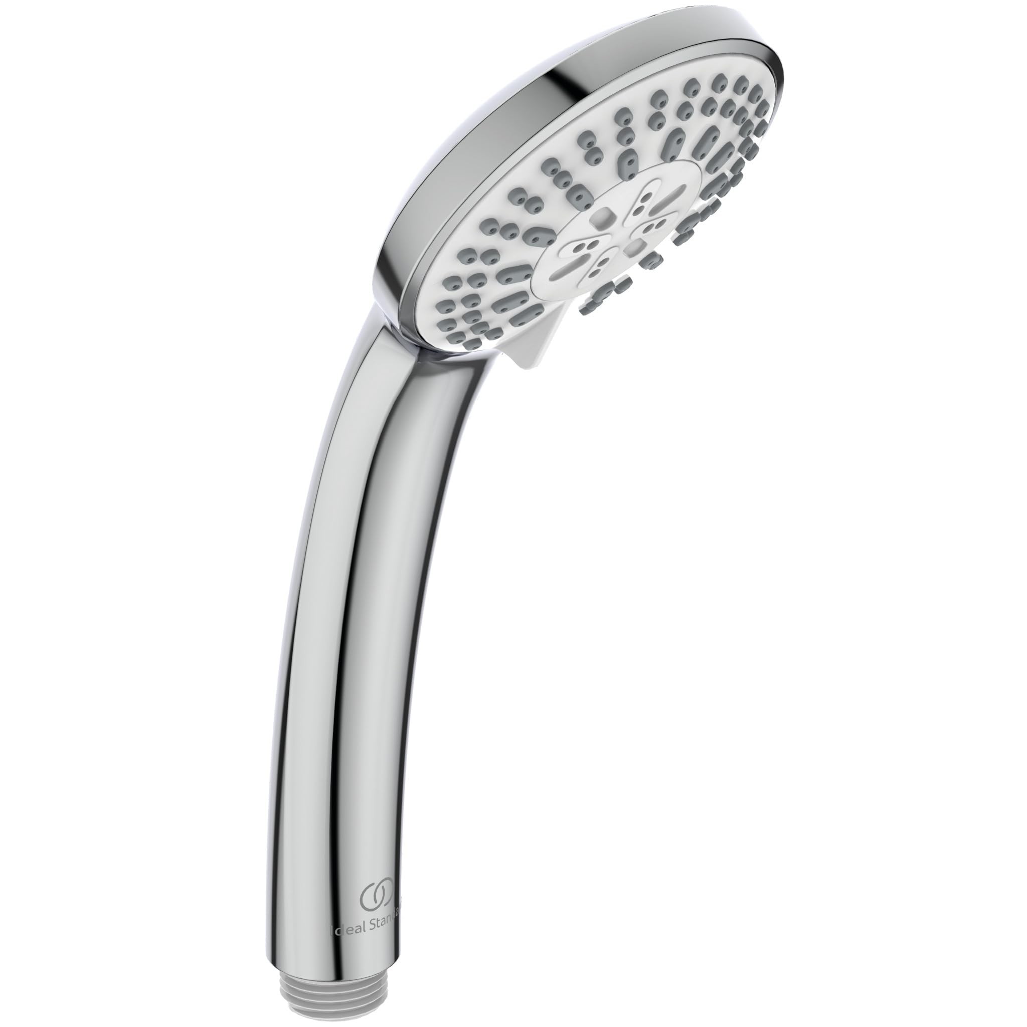 Ideal Standard – Idealrain Multifunctional Hand Shower, Water-Saving Shower Head with 3 Spray Modes (rain, Downpour, and Massage), EasyClean nozzles, Ø 8 cm, Chrome