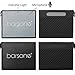 barsone Portable Wireless Bluetooth Speaker (2-Pack), Built-in Mic, Powerful 5W Audio Driver，IPX6 Waterproof Speaker with Superior Sound for Travel, Beach,Shower,Party- Black and Grey