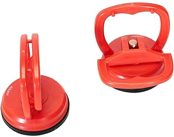 2 x Mini-Saugheber-Satz Glassauger, Saugnapf/kleine Saugnäpfe ø 55 mm (Einhand-Saugnapf)