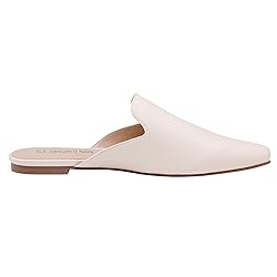 DREAM PAIRS Women's Flat Mules Pointed Toe Backless
