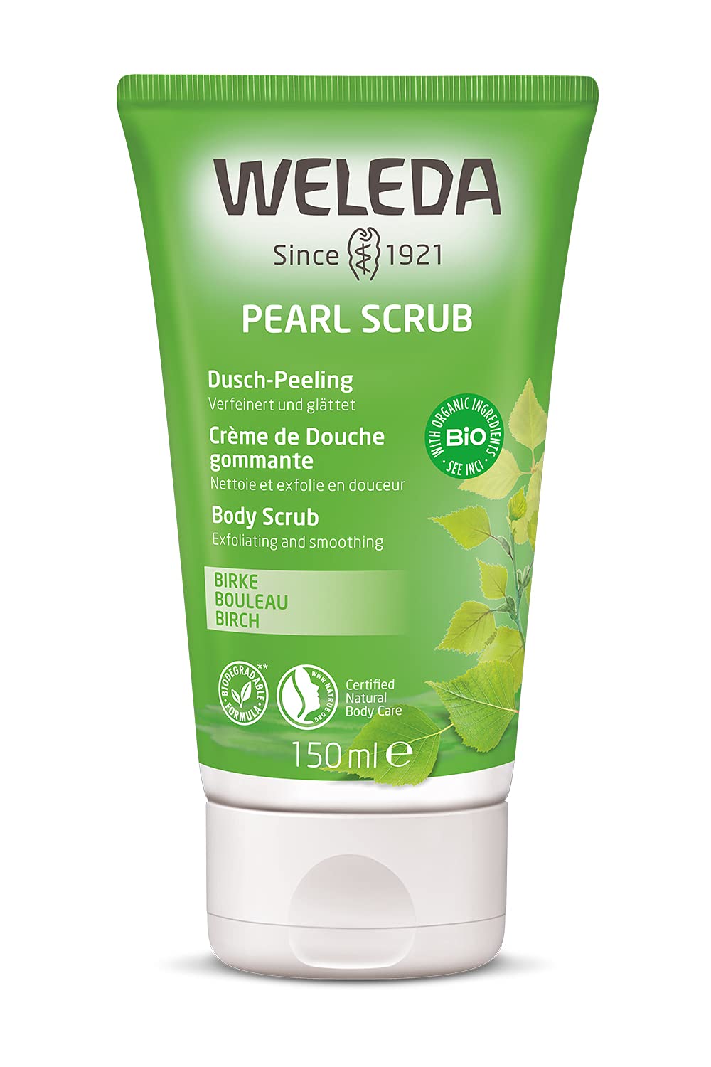 Weleda Exfoliating Shower Cream with Birch 150ml