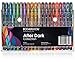 Boomer & Cole Gel Pens | Fck Stress Color! | 60-Piece Set With Case | Assorted Colors Include Metallic, Glitter, Pastel, & Neon