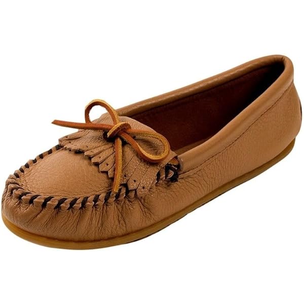 Amazon.com | Minnetonka Women's Deerskin Beaded Moccasin