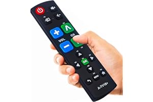 Big Button Universal Remote for All TV Remote, for All Samsung/LG/VIZIO/Sony/Hisense/Philips/Panasonic TVs and More