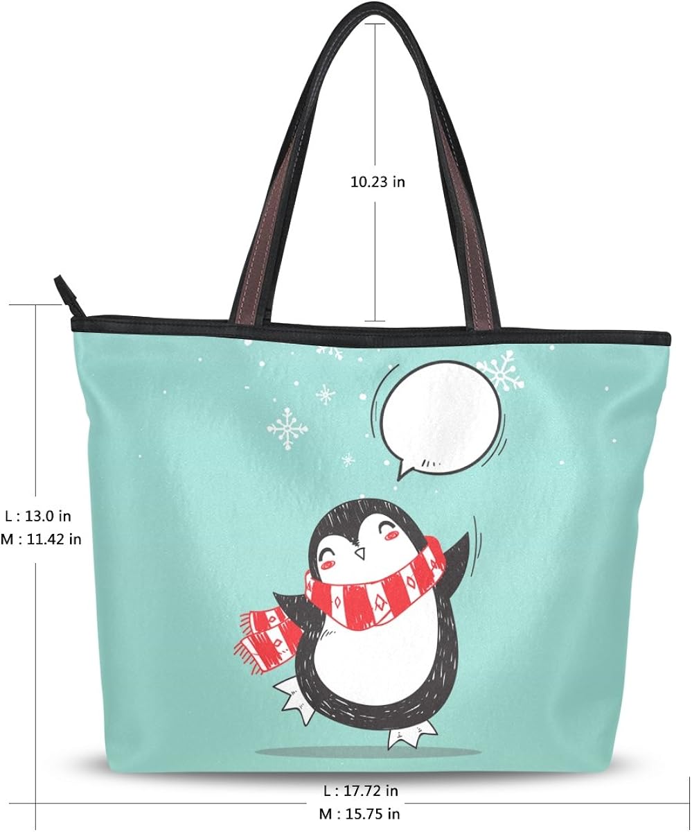 penguin tote bag
