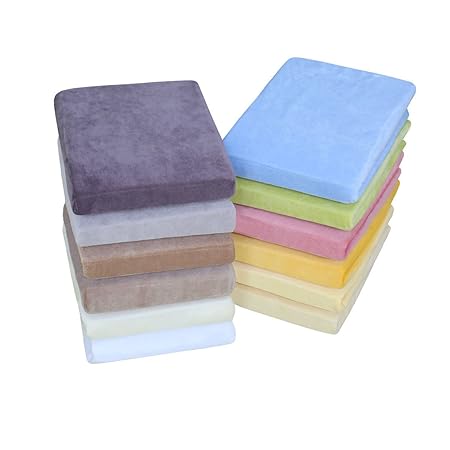 G Bettwarenshop Nicky Velours Spannbettlaken Weiss, 140 x 200-160 x 200 cm
