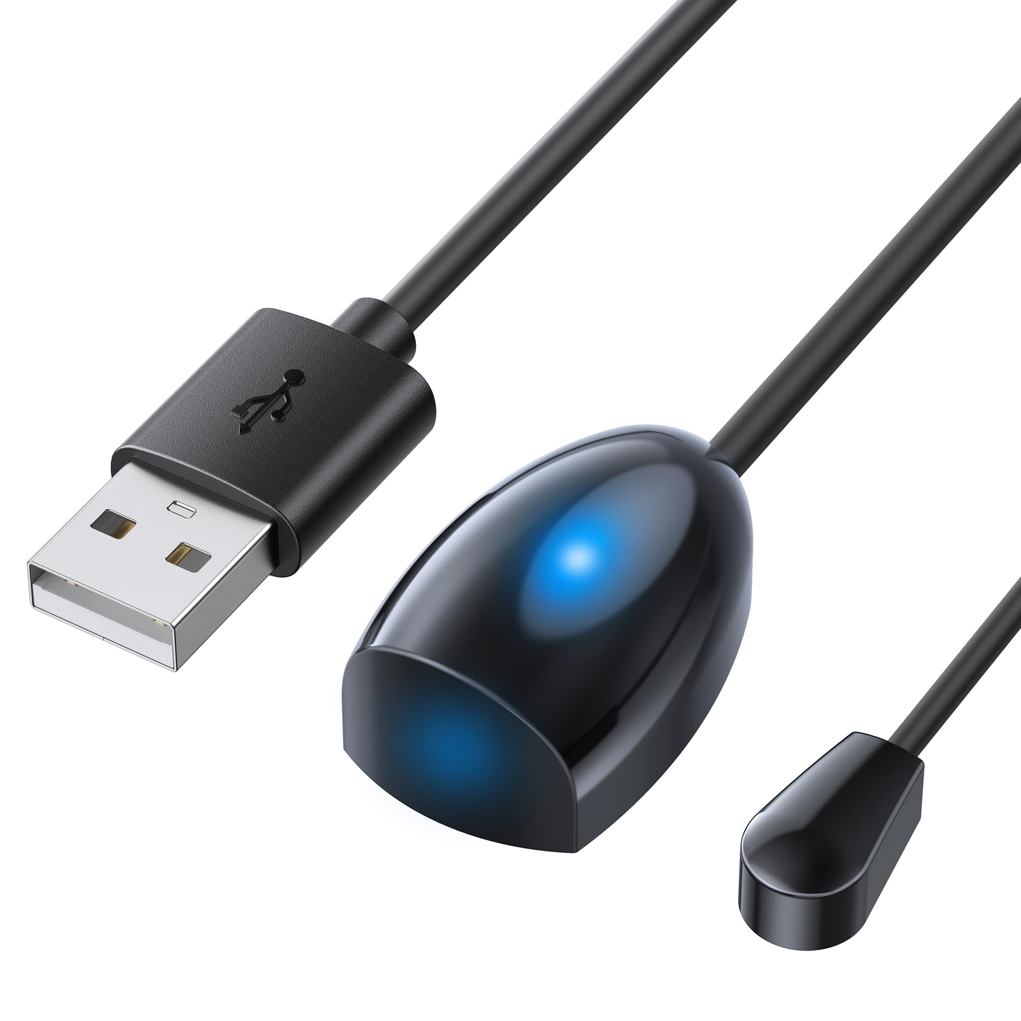 Cable Matters Infrared Remote Extender Cable - 10ft, IR Repeater Kit Cable, IR Extender, USB Infrared Remote Blaster Cord Up to 15ft Signal Range, NOT Compatible with RF Remote