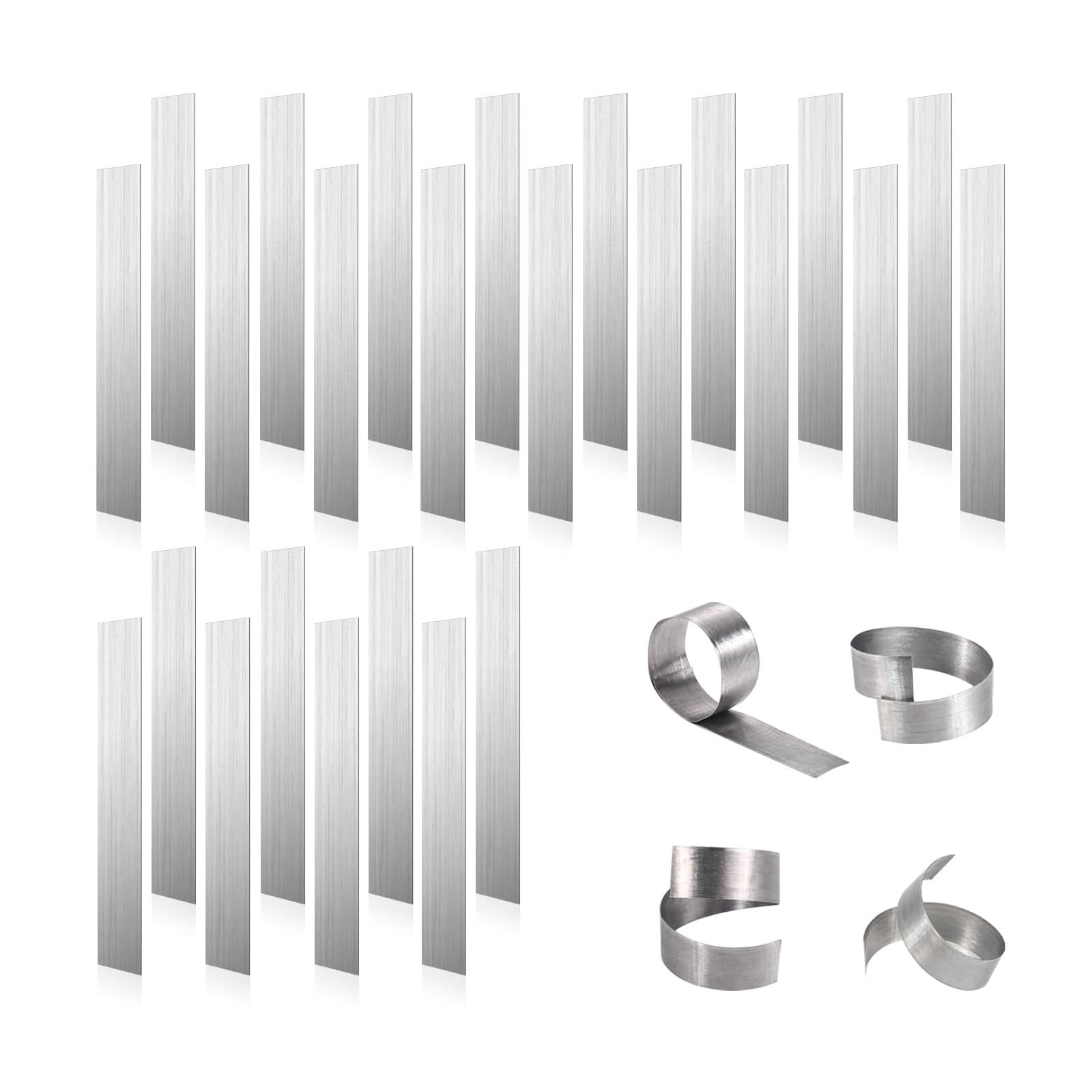 TOYMIS 25pcs Aquarium Plant Weights Anchors, Bendable Plant Anchors Aquarium Plant Over Weight Anchor Metal Aquatic Plant Weights for Live Plants Reinforced Weights Prevents Floating