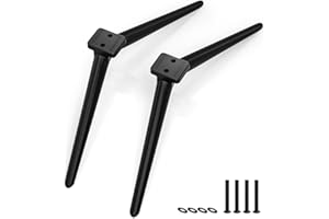 MOTIEXIC Metal TV Legs for TCL TV Stand Legs, Only for TCL 50Q650F 55Q650F 65Q650F 70S446 75S451 75S453 75S455, Only for TCL 50" 55" 65" 70" 75" Smart TV Stand with Secrews and Instructions, Stable and Sturdy