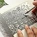JoyTong Lace Metal Template Drawing Planner Stencil Size 4.72