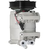 labwork AC Compressor A/C Clutch CO 11200C Silver &amp; Black Replacement for Nissan Rogue 2.5L 2008-2013 92610JM01C