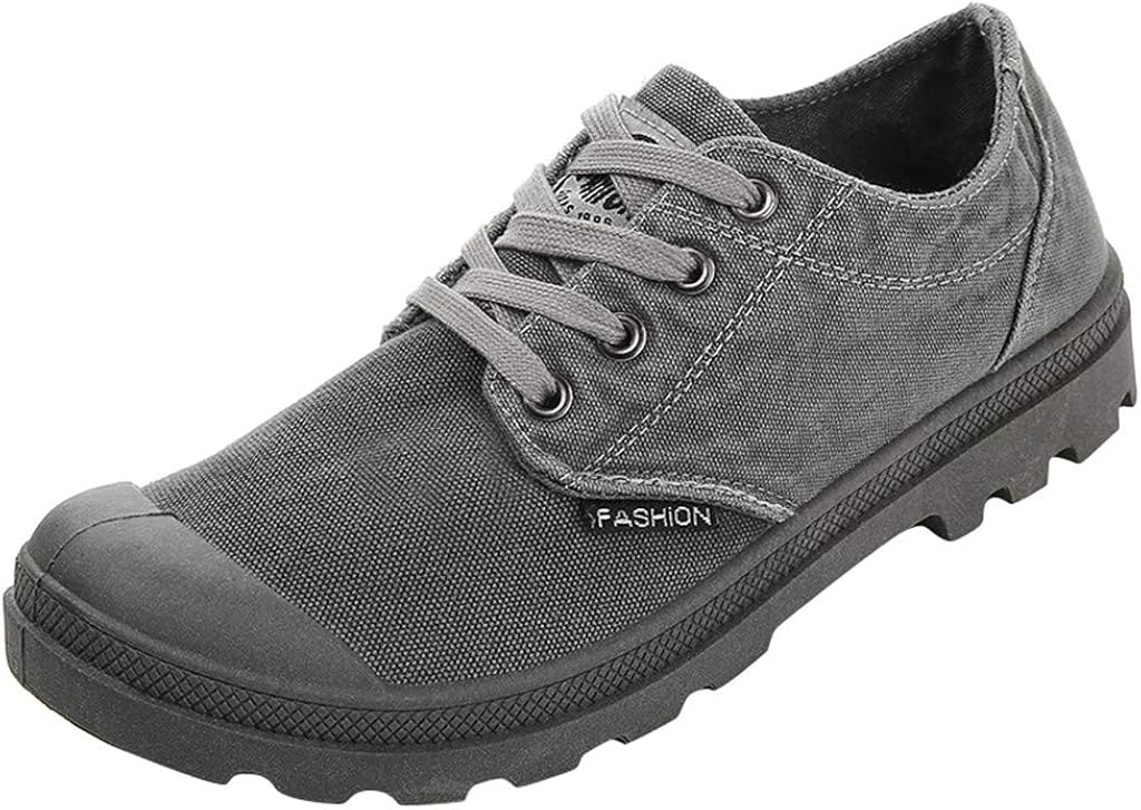 Low top Boots for Men Palladium Style Fashion Military Ankle Boots