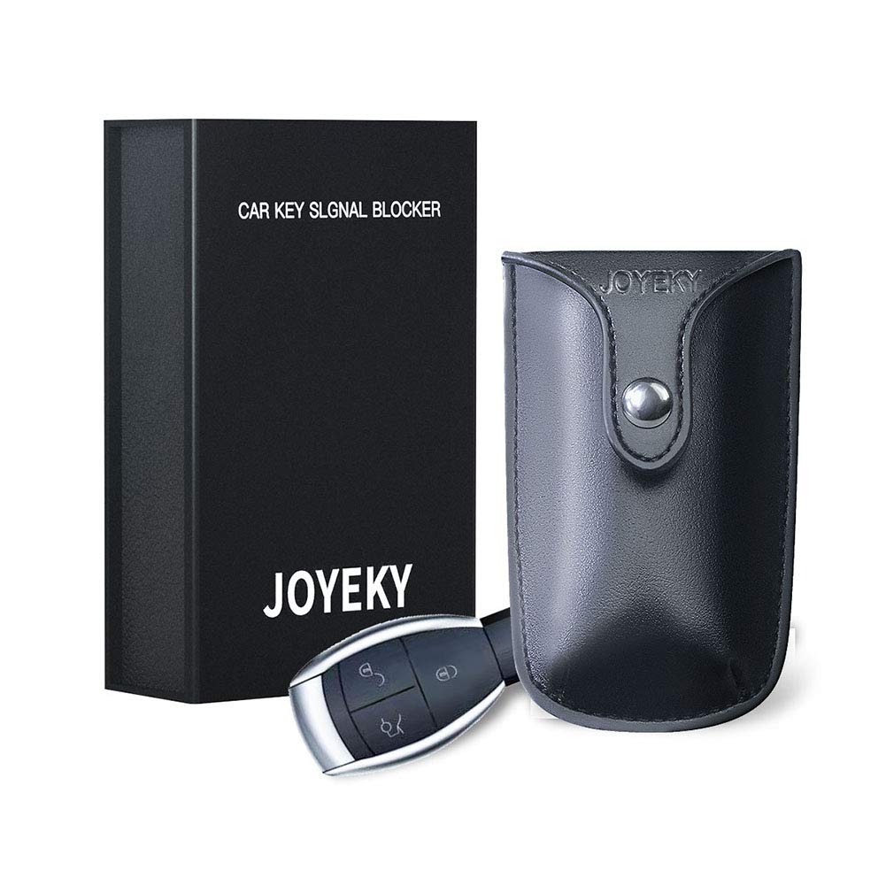 Mua Joyeky スマートキー 電波遮断ポーチ リレーアタック 防止 キーケース 3dモデル 電子キーカバー 電子キーカバー ダブル遮断生地構造 スキミング防止 高級puレザー 内蔵式キーホルダー 車盗難対策 Rfidブロッキング 電磁波 Wifi Gpsなど対応 10 4 6 3cm 一枚入れ Tren