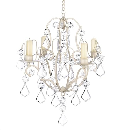 Chandelier Candle Holders Ivory White Hanging Candle Chandelier