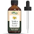 Organic Zing Arnica (Arnica Montana) Oil | Pure & Natural Essential Oil for Skincare, Hair Care & Massage - 30ml/1.01fl oz