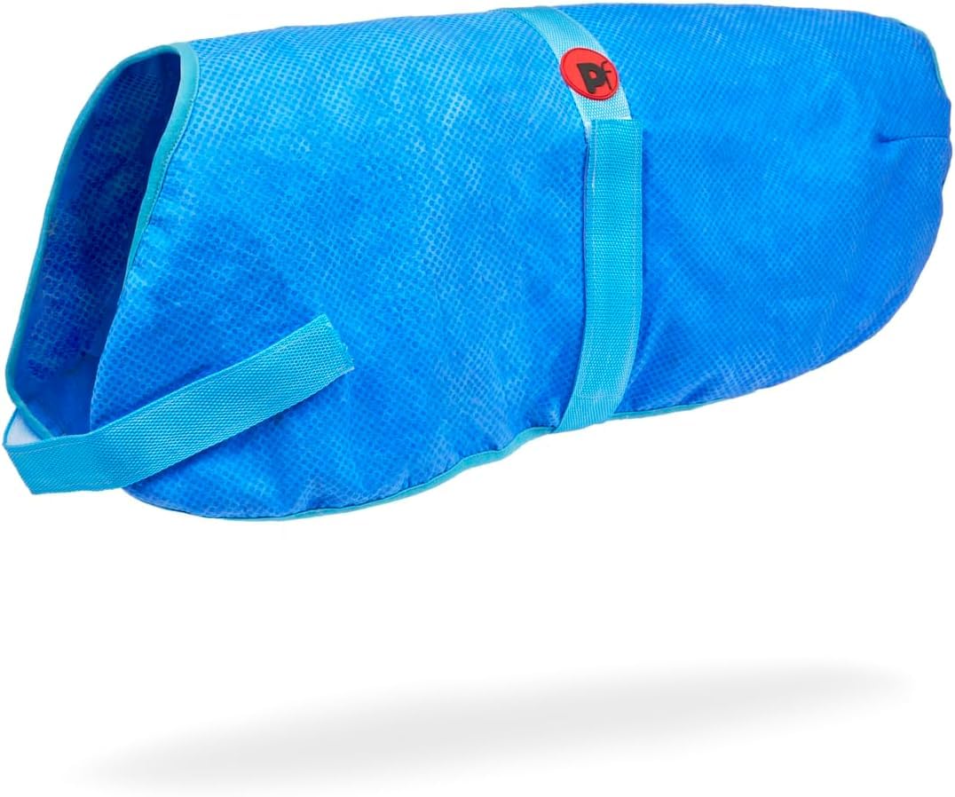 Petface Cooling Summer Dog Coat, 60 cm, Blue