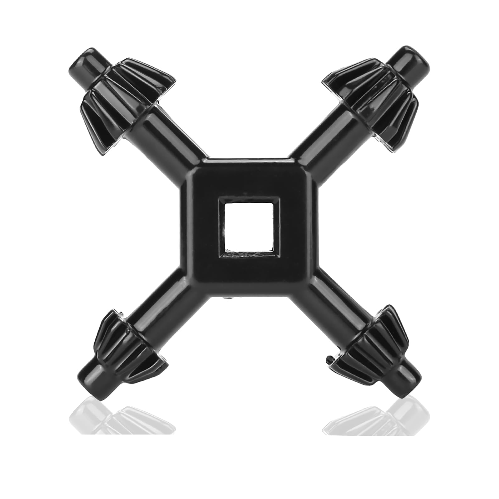 4 in 1 Chuck Key, Handheld 4 in 1 Drills Chuck Key, 4 Way Chuck Key, 4 in 1 Multifunctional Steel Drills Chuck Key Fit Handheld Drilling Tool Mini Electric Drill Chuck Accessories