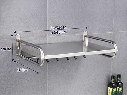 Amazon Com Saad Furniture Shelf Storage Shelf Stainless Steel