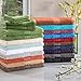 Superior Eco-Friendly Cotton 6-Piece Towel Set, Bathroom, Shower, Spa, Large and Small Assorted Towels for Home, Apartment, Dorm, 2 Bath, 2 Hand, 2 Face/Washcloth, Soft, Highly Absorbent, Turquoise