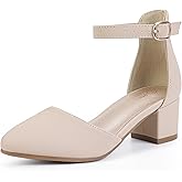 Hehainom Girls Dress Shoes High Heels Sandals Ankle Strap Flower Girl Little Big Kid Mary Jane Wedding Party Communion Mily Pump Shoes