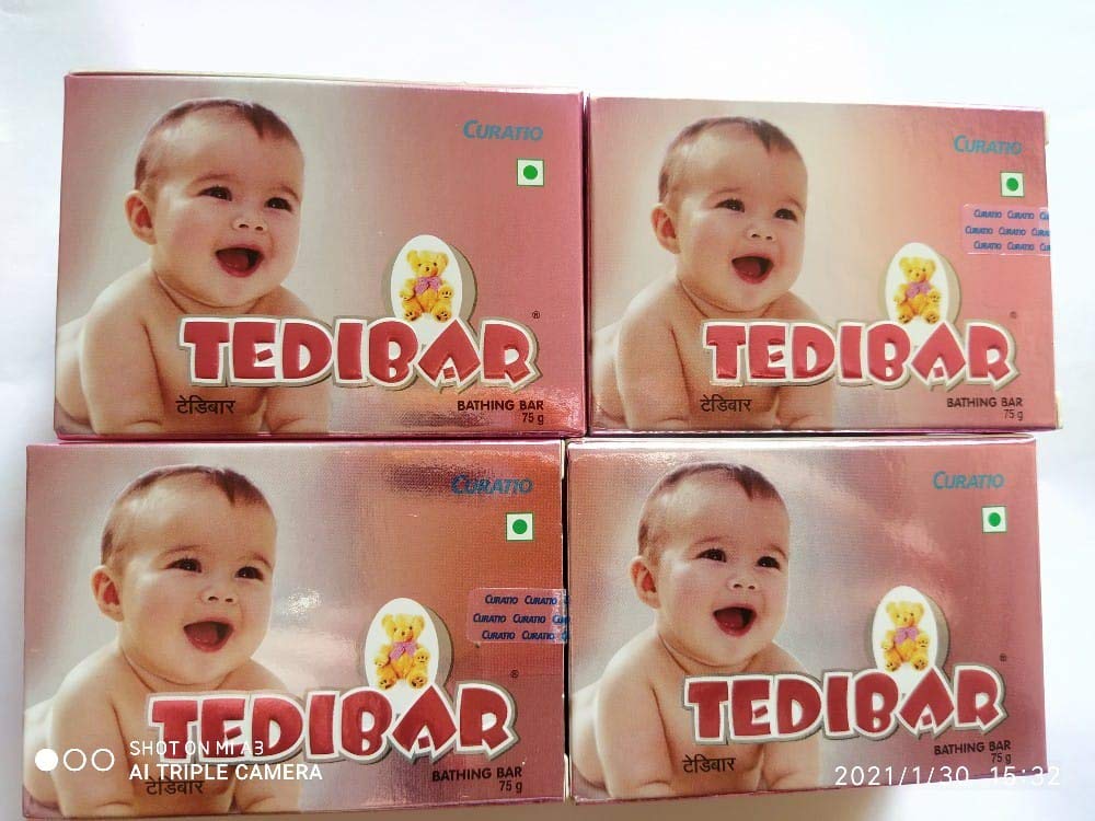 Curatio Tedibar Soap 75G (Pack Of 4)